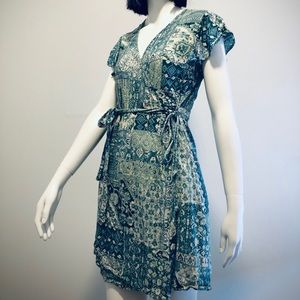 Vajor • Bohemian Mini Dress • Blue